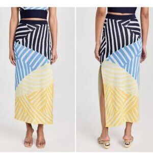 Colorful Geometric Patterned Skirt